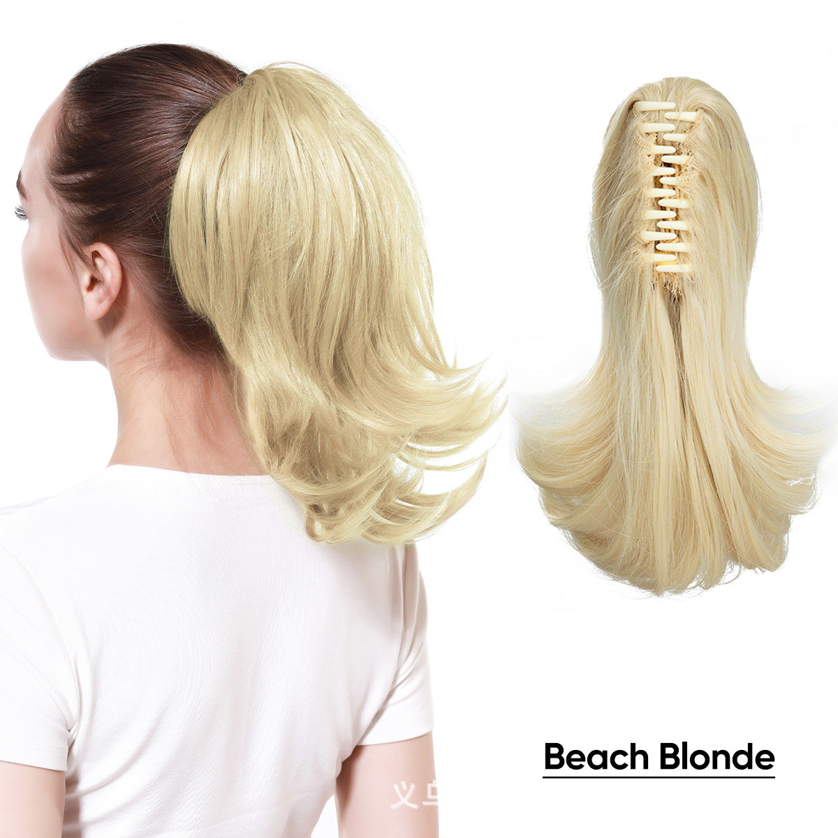 Lady Fiber Hair Band Matte Chemical Small Roll Grip Wig Ponytail