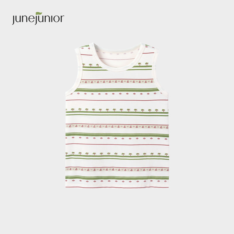 Children's Collection Summer Short-sleeved Top Vest Camisole Children's T-shirt