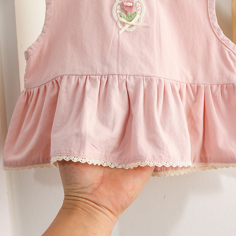 Clothes For Babies Summer Thin Split Western Style Infant Outwear Children's Suit