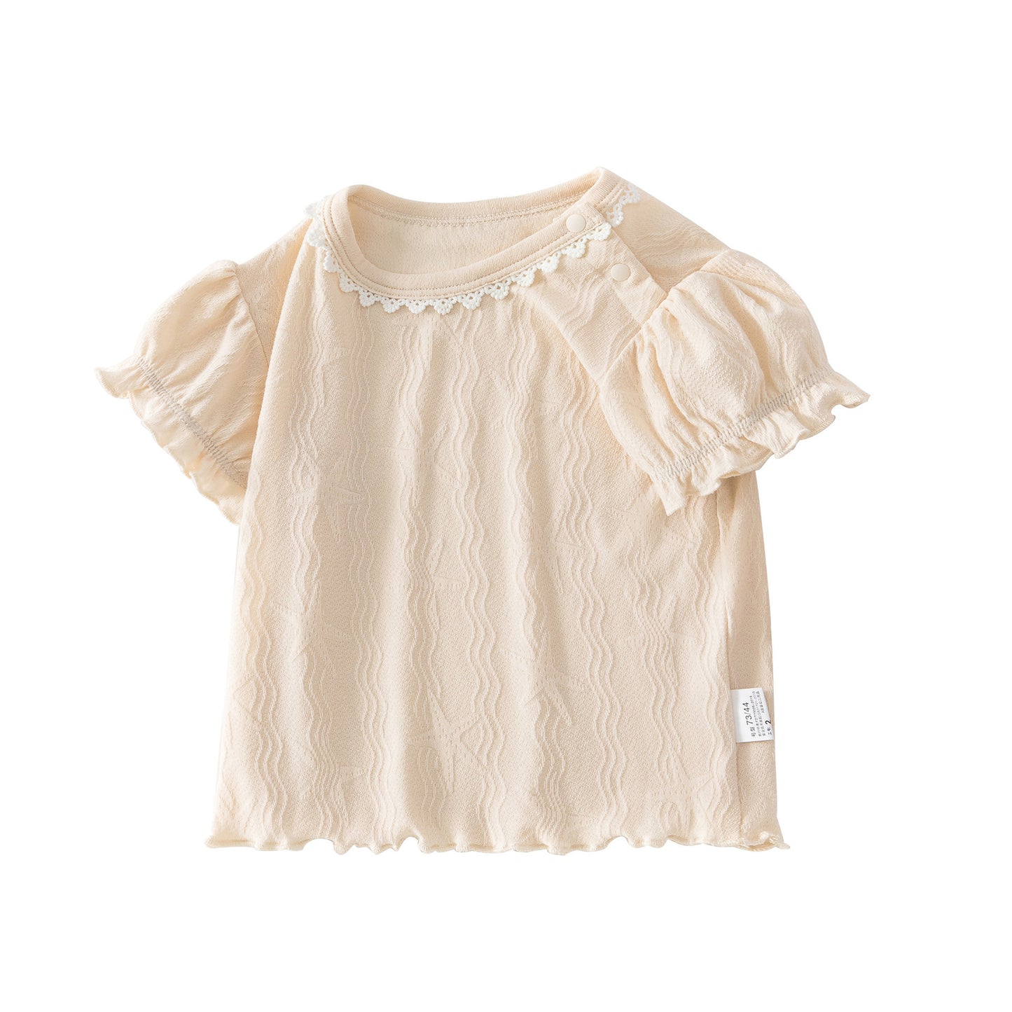 Elastic Casual Thin Clothing Western Style Children's T-shirt
