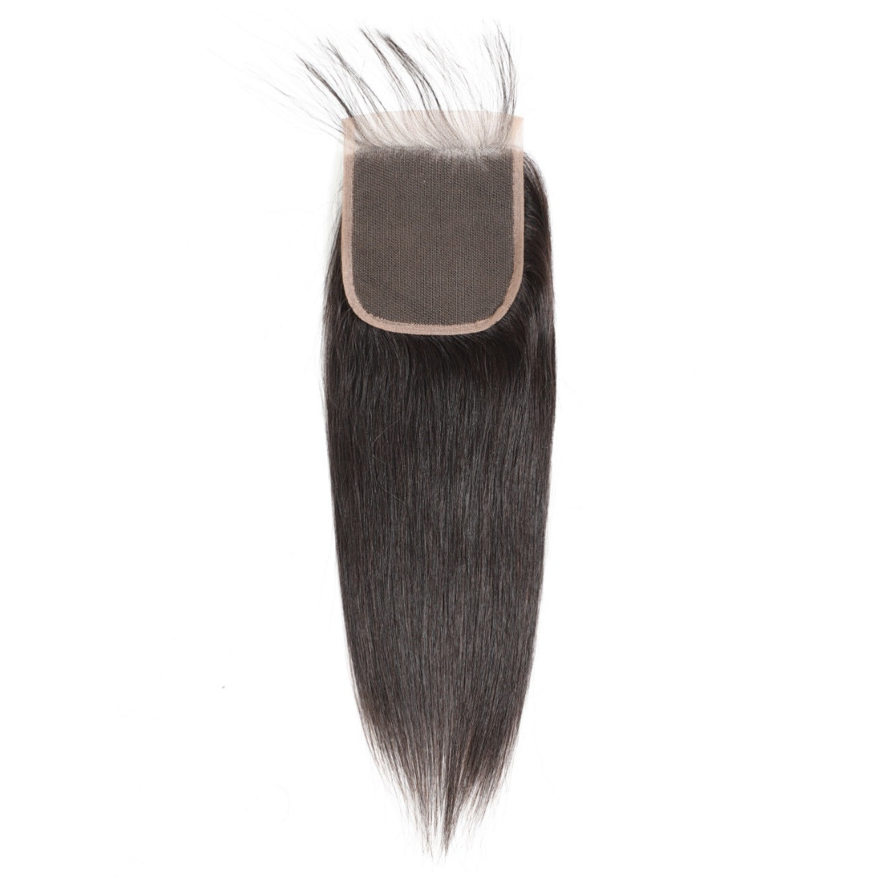 New Human Transparent Net Lace Piece Real Hair Wig