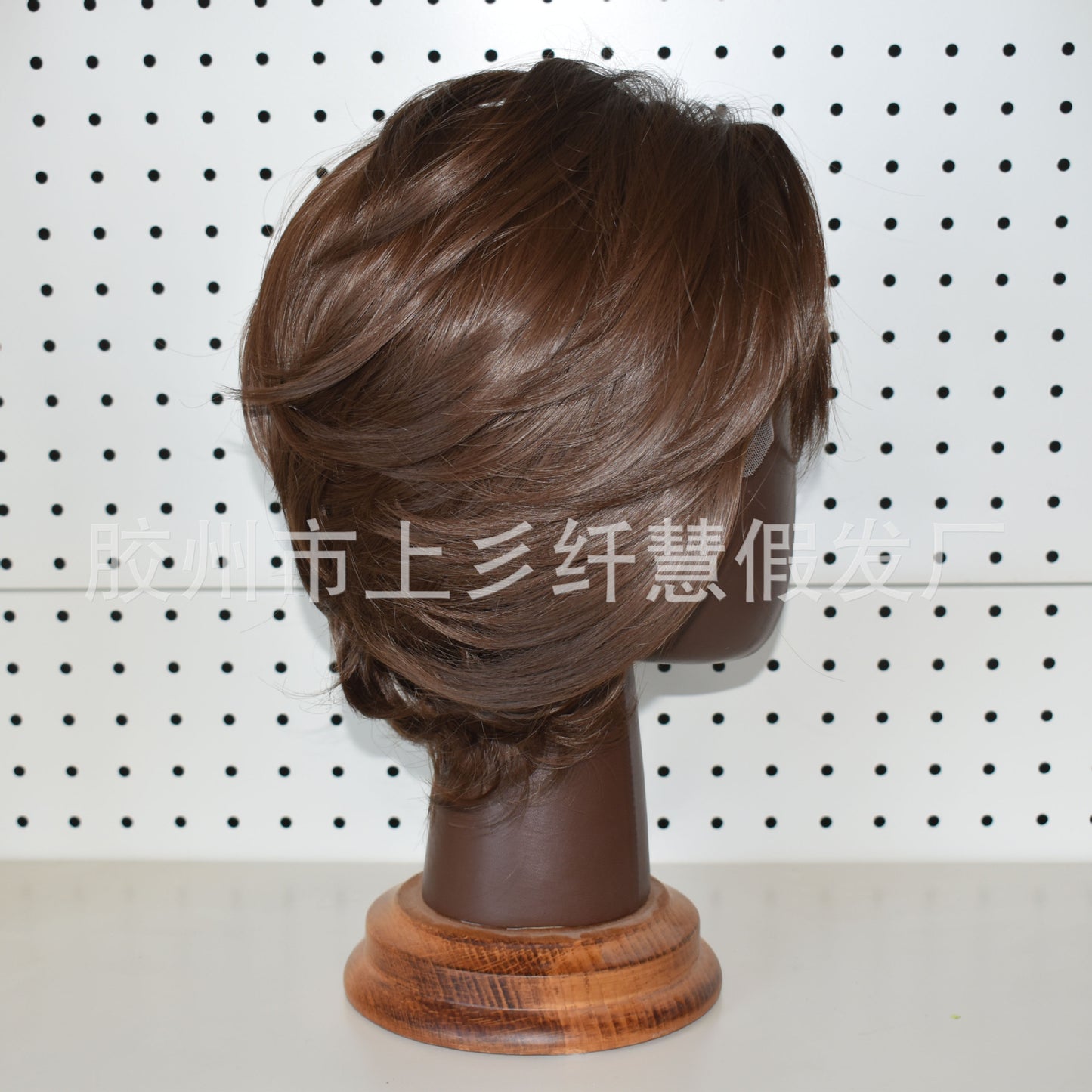 Front Lace Less Round Head Universal Short Hair Master General Cos Wig