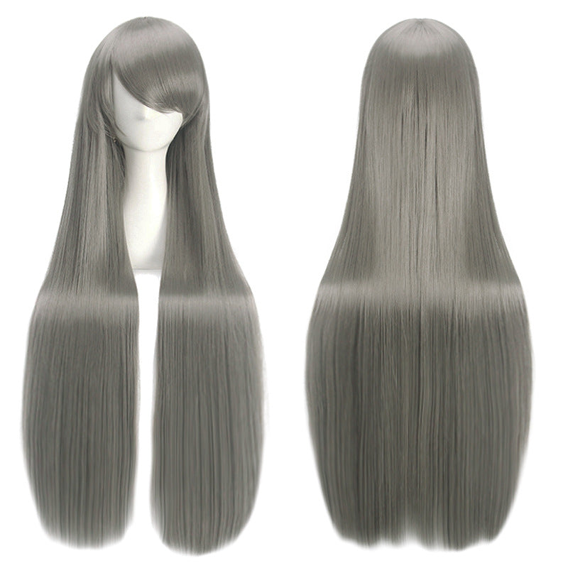 Classic Universal Color Hair Anime Fiber Long Straight Wig