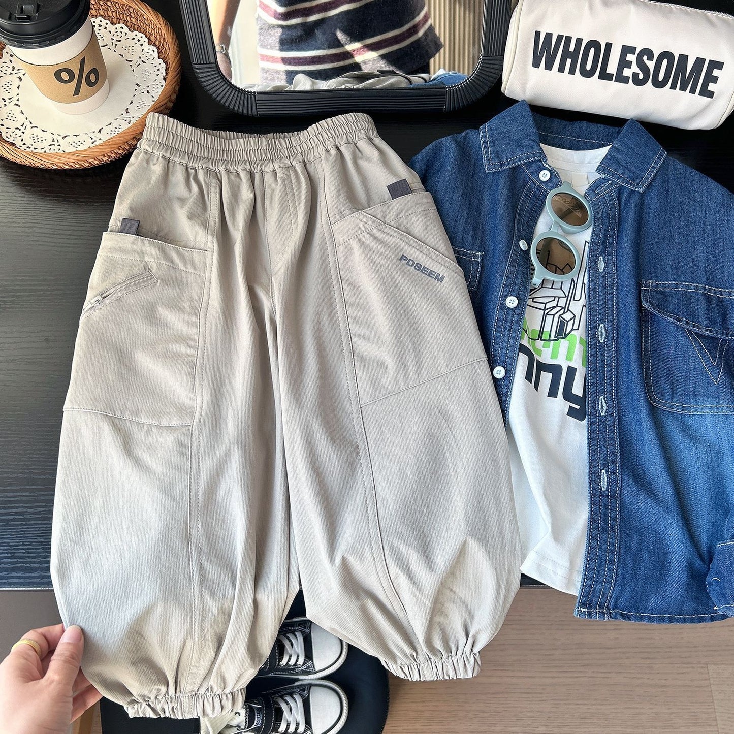 Children's Clothing Thin Cool Anti Mosquito Casual Children's Pants