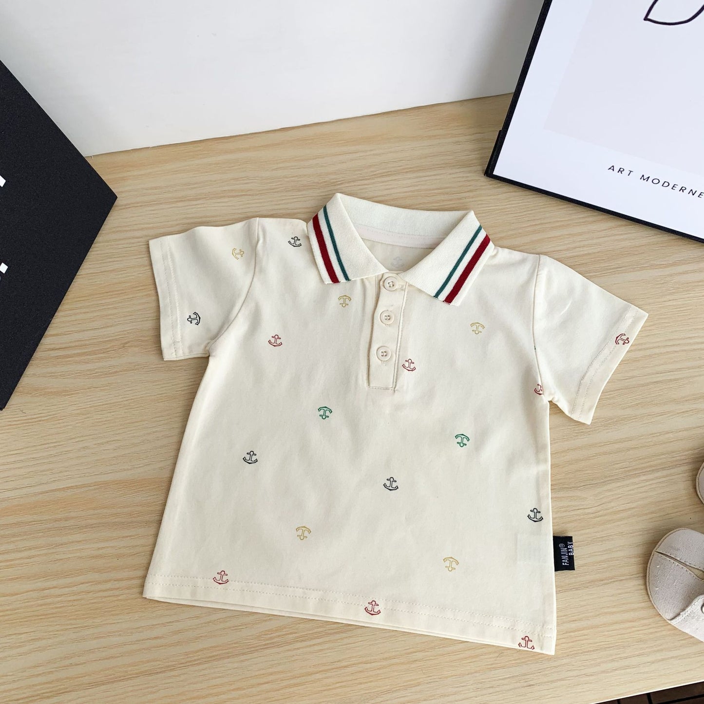 Infants Romper Summer Born Boys Short-sleeved Shirt Children's T-shirt
