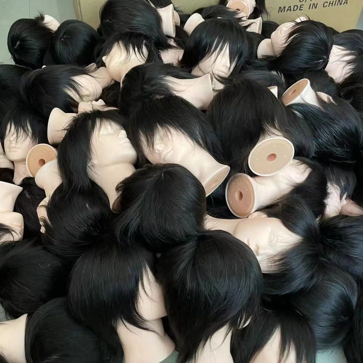 Real Hair Doll Hairstyle Practice Hot Dyeing Other Wig