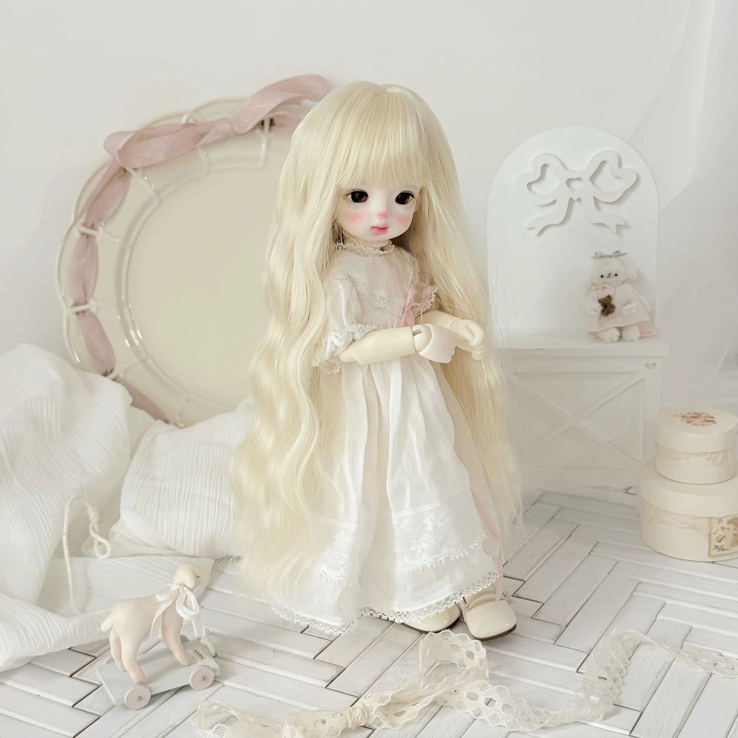 Doll For Points Soft Silk Bangs Small Cos Wig