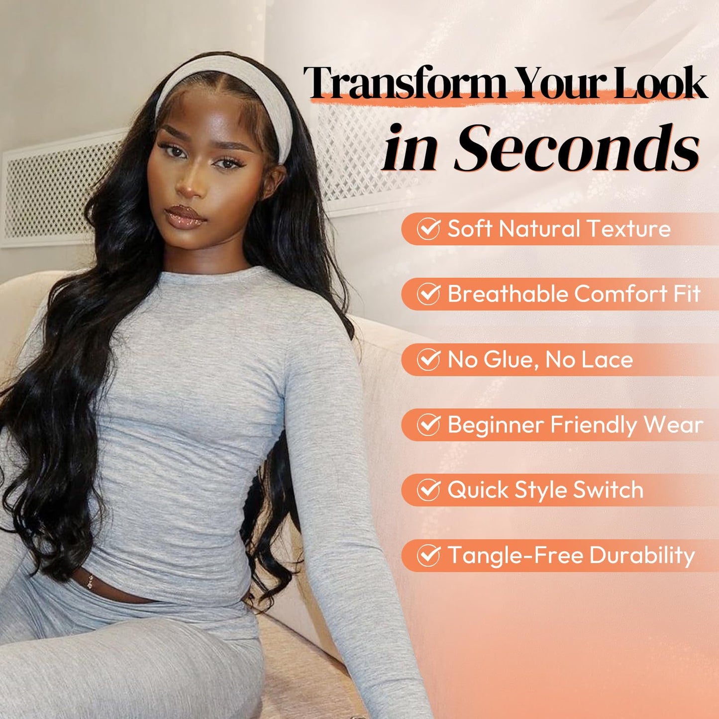 Women's Ice Ribbon Big Wave Curly Synthetic Wig Long Curls