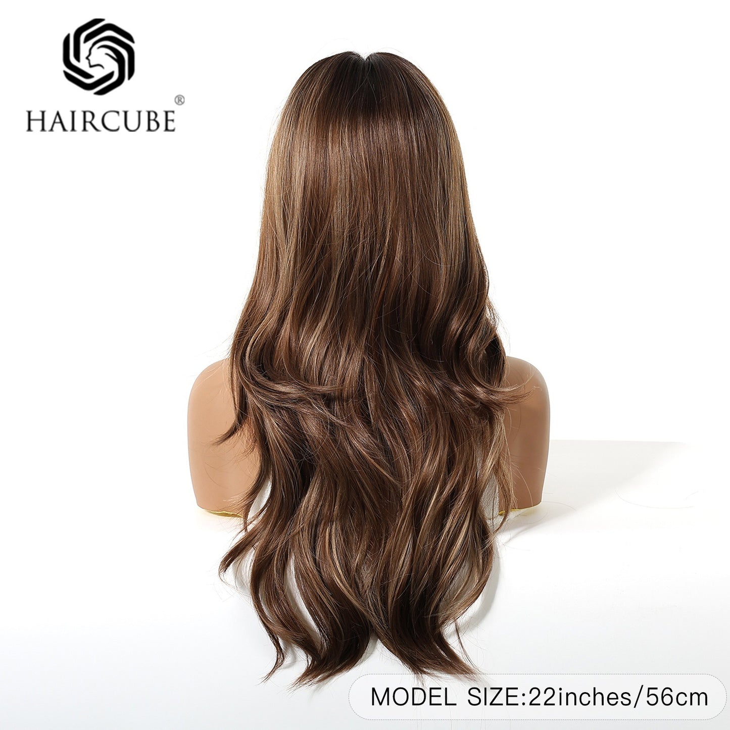 Trendy Source Bangs Valgus Ladies Fiber Wig Long Curls