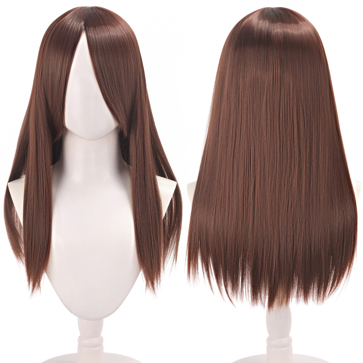 Lord Anime Fiber Rose Color Thickened Long Straight Hair Cos Wig