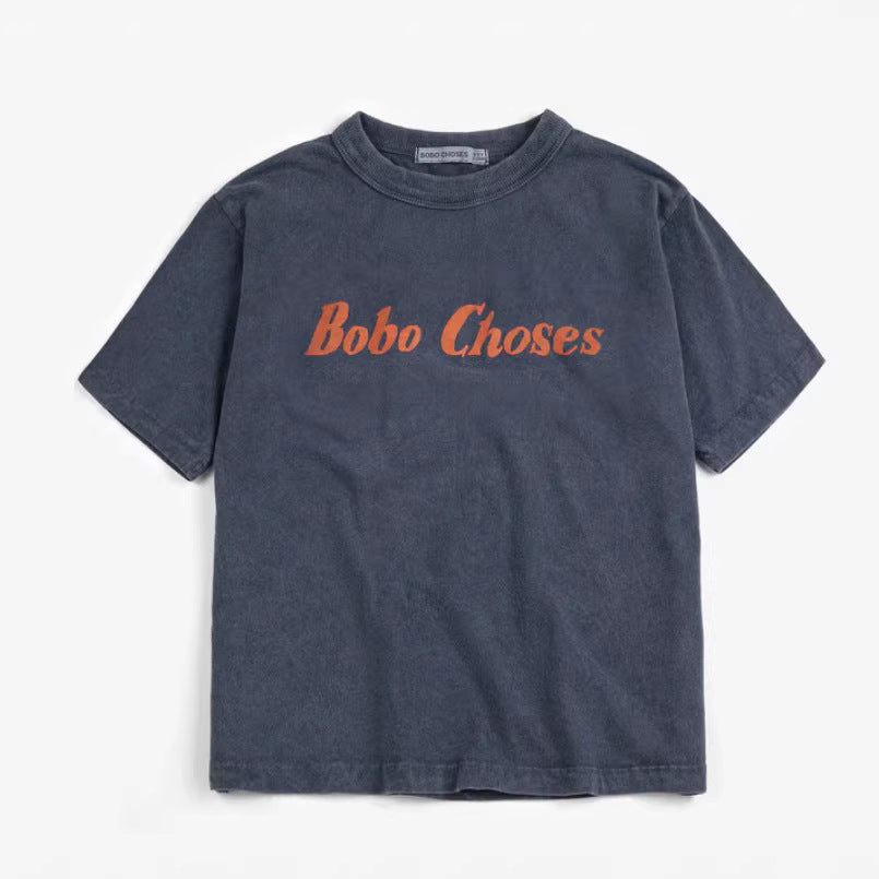 Versatile Trendy Fashion Children's Short-sleeved Printed Children's T-shirt