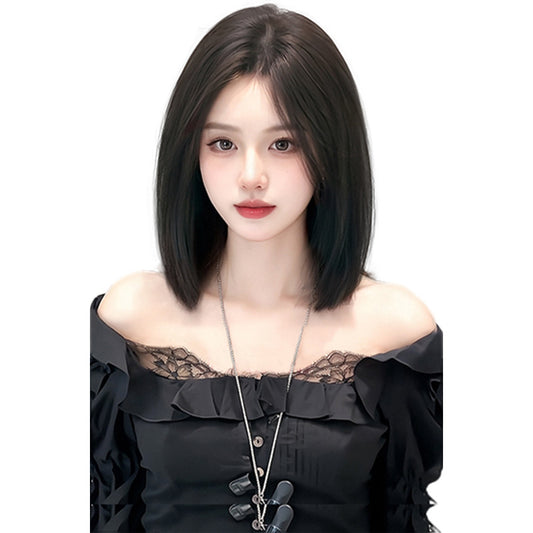 Hair Replacement Fluffy All Real High Skull Cover Gray Natural Wig