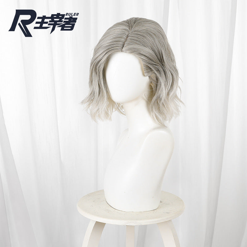 Resident Evil Requiem Grace Platinum Color Gradient Side Cos Wig