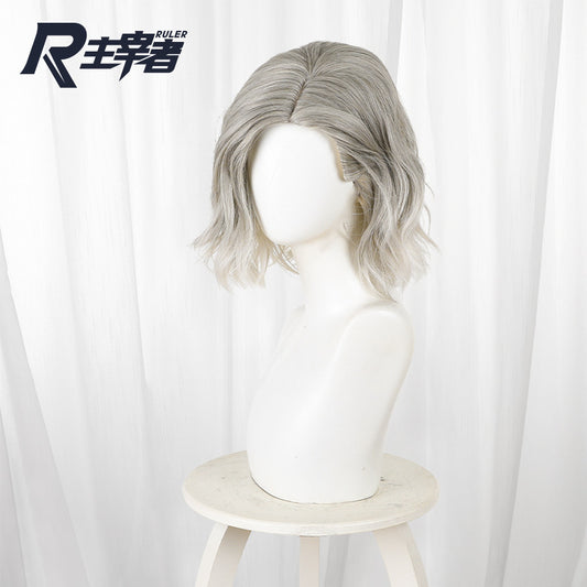 Resident Evil Requiem Grace Platinum Color Gradient Side Cos Wig