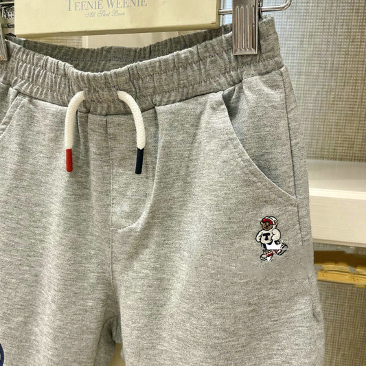 Korean Style Little Bear Summer Pure Knitted Casual Sports Shorts Children's Pants