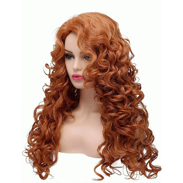 Legend Princess Merida Instant Noodle Curly Wig Long Curls
