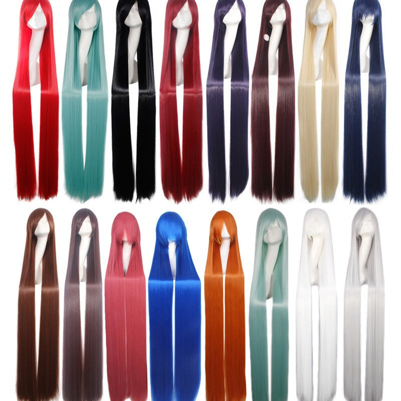 Women's & Men's Ancient Costume Universal Long Straight Hair Anime Cos Wig