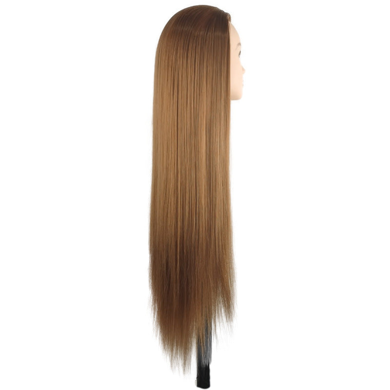 Model Head Braided Hair Practice Mannequin Hairdressing Cutting Other Wig