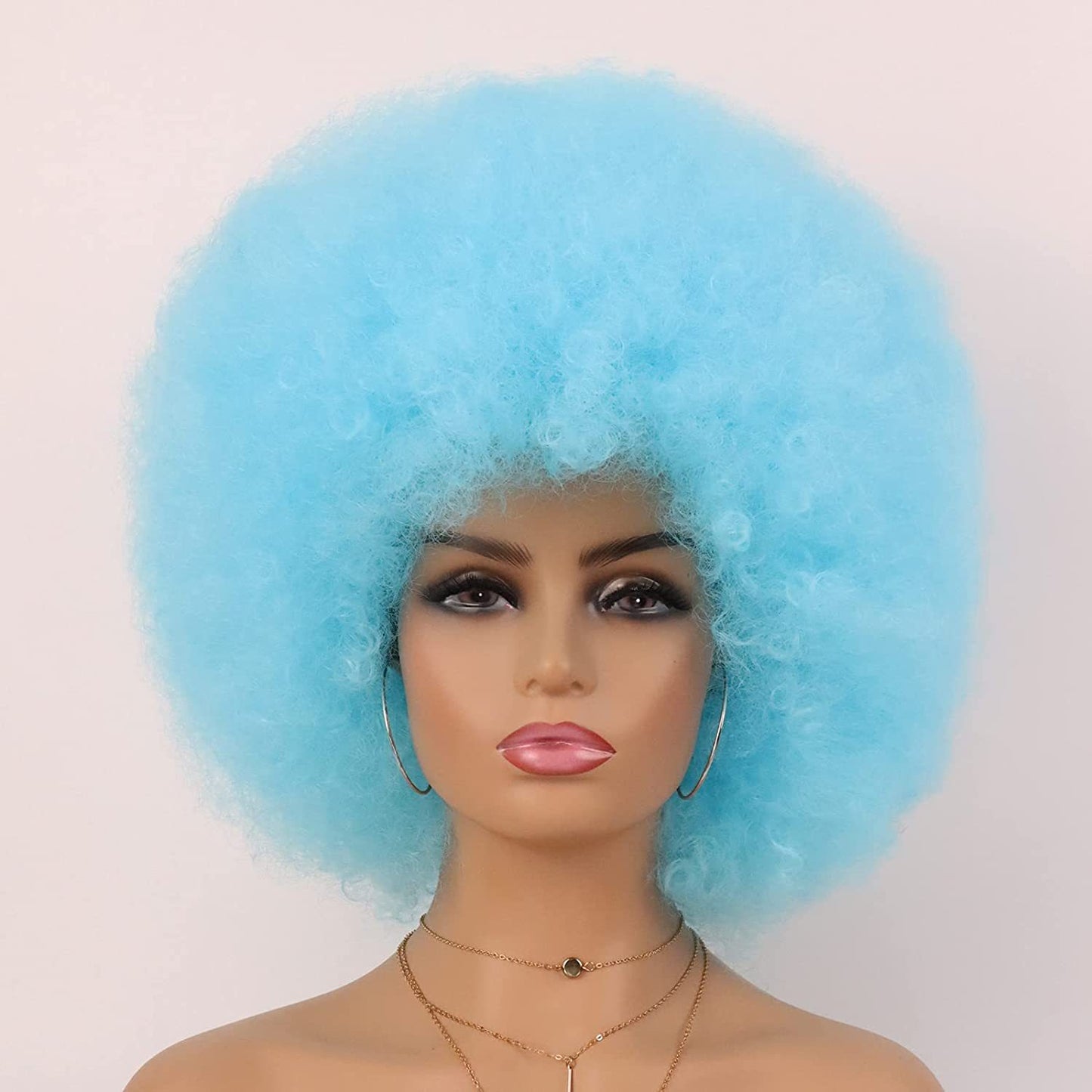 Women's Second Hair African Head Cover Fluffy Small Volume Cos Wig