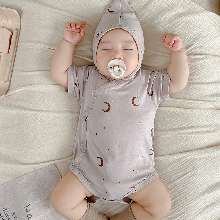 Class Pure Cotton Thin Modal Born Jumpsuit, Climbing Suit