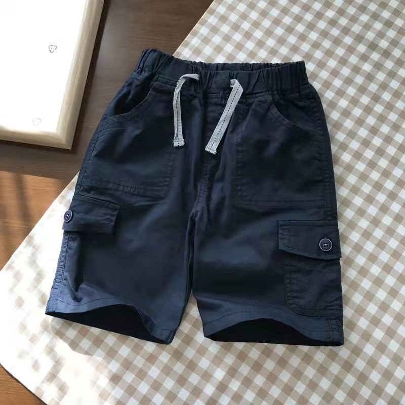 Children's Shorts Thin Summer Clothing Loose Trendy Fifth Middle Korean Style Children's Pants
