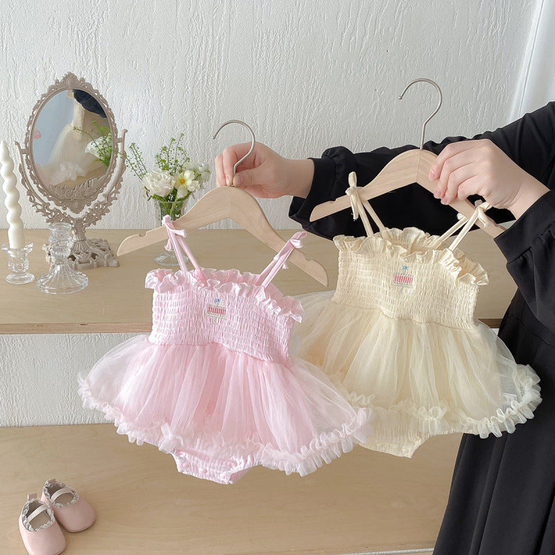 Clothes For Babies Dress One-piece Sweet Jumpsuit, Climbing Suit
