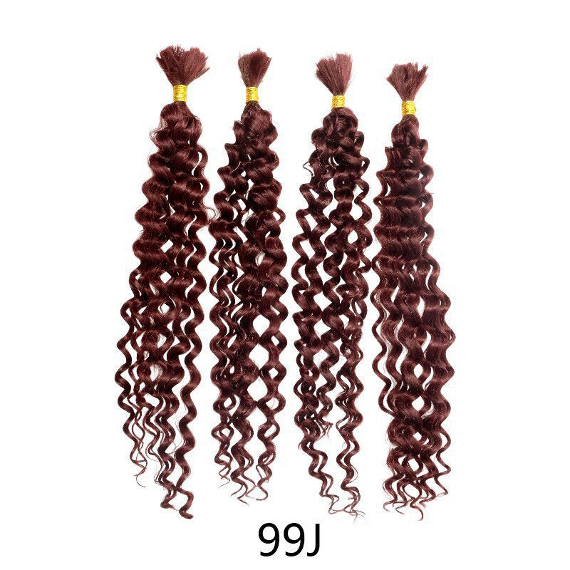 Large Volume African Chemical Fiber Crochet Wig Long Curls