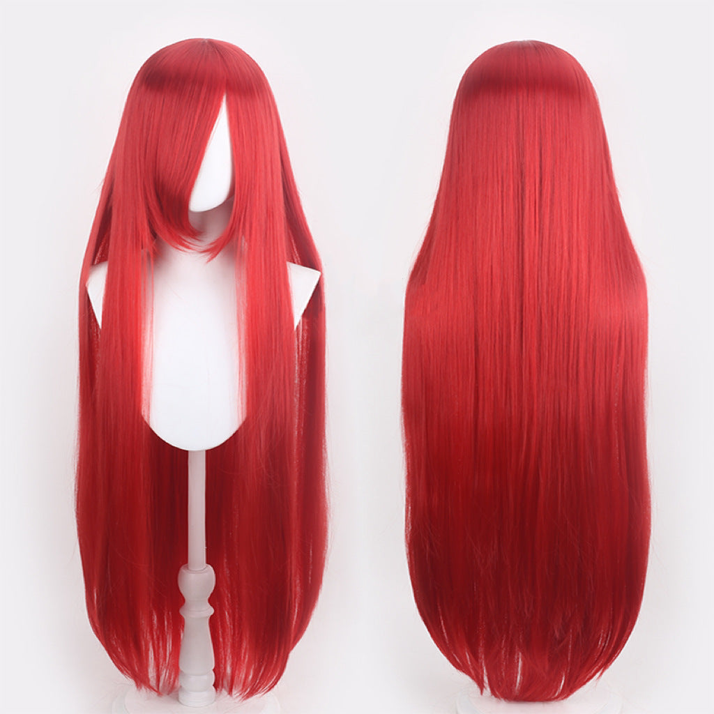 Universal Hair Anime Mao Shape Bangs Full Long Straight Wig