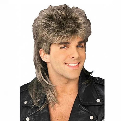 Men's Retro Style Role Play Rose Net Men's Wig