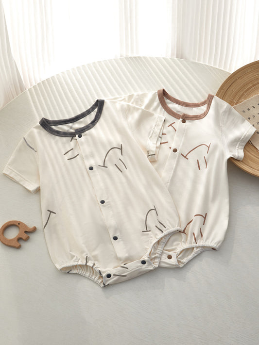 Summer Clothes Modal Jumpsuit Thin Born Triangle Jumpsuit, Climbing Suit