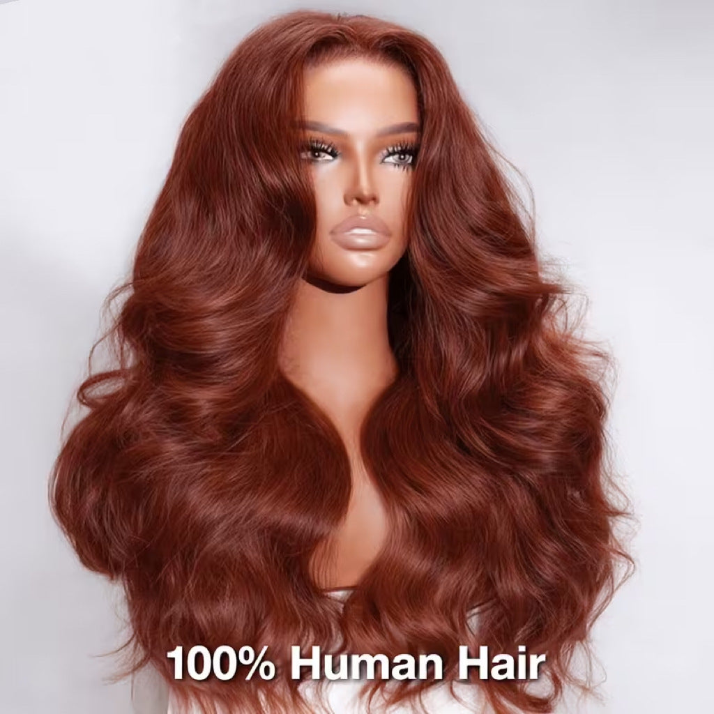 Front Lace Curly Big Wave Synthetic Wig Long Curls