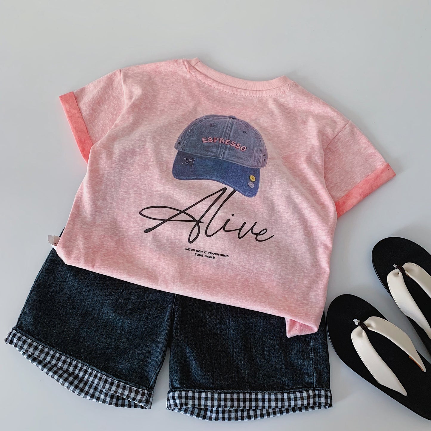 Children's Short-sleeved Summer Boys Solid Color Pullover Bottoming Shirt Fashionable Children's T-shirt