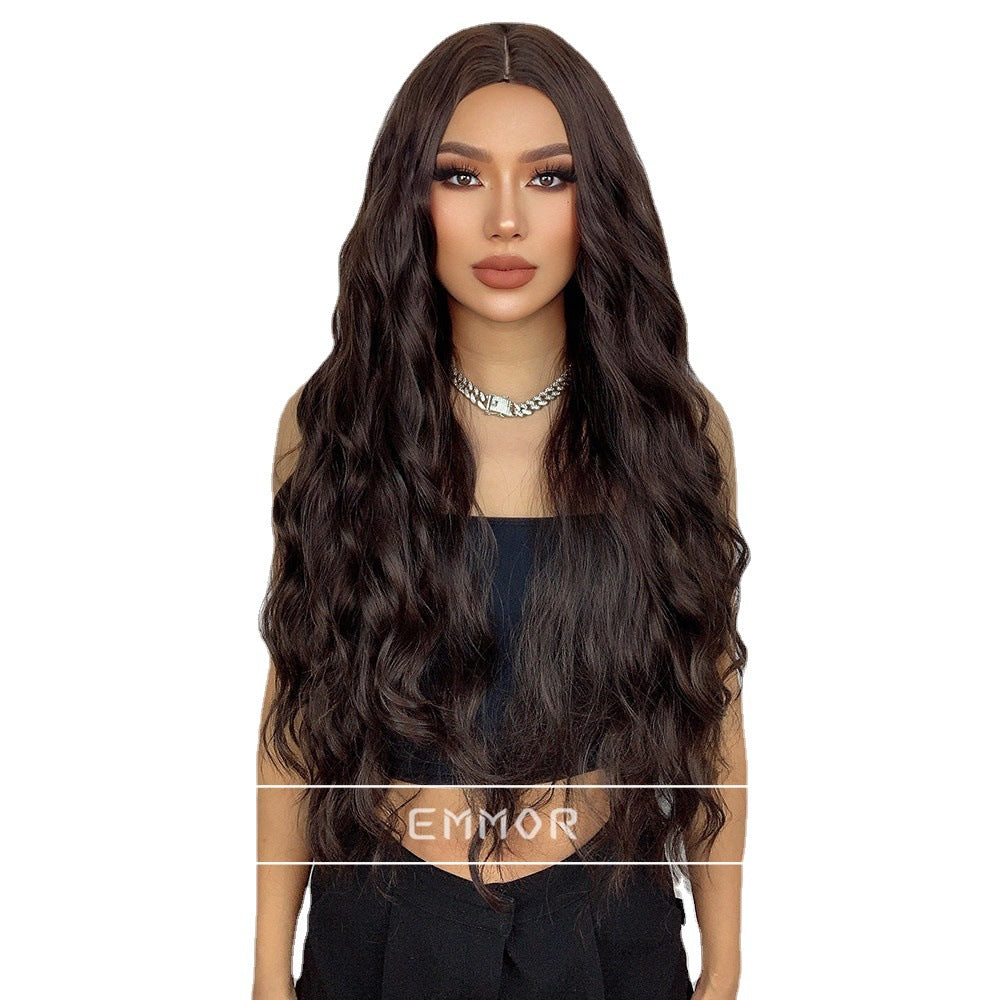 Big Wave Curly Hair Style Natural Fluffy Wig Long Curls