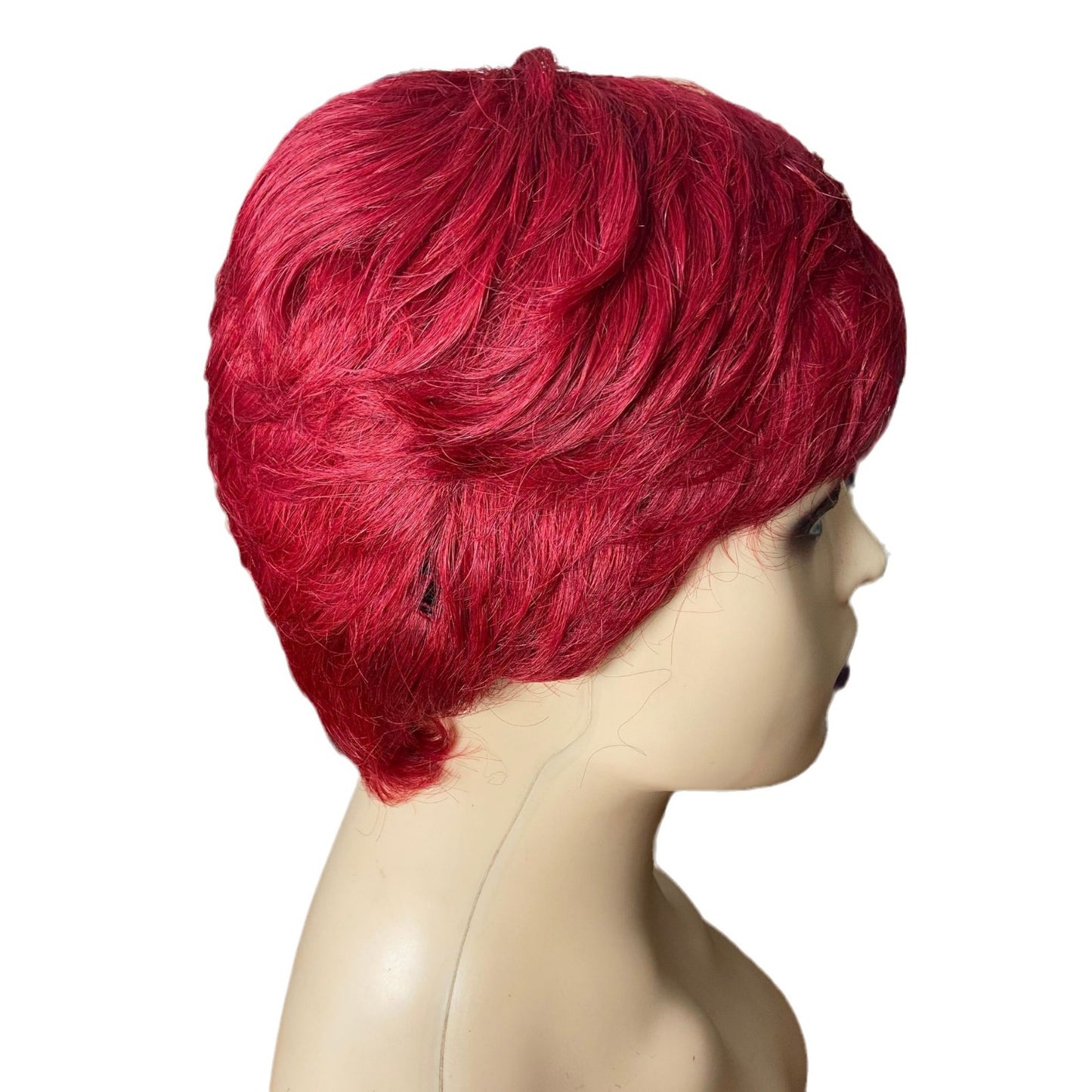 Attractive Casual Graceful Trendy Elf Human Wig Short Curly Hair