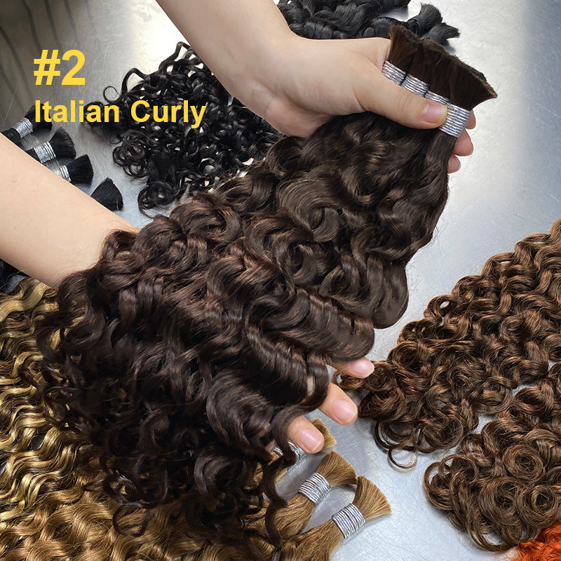 Durable Pretty Human Bulk Color Band Real Hair Wig