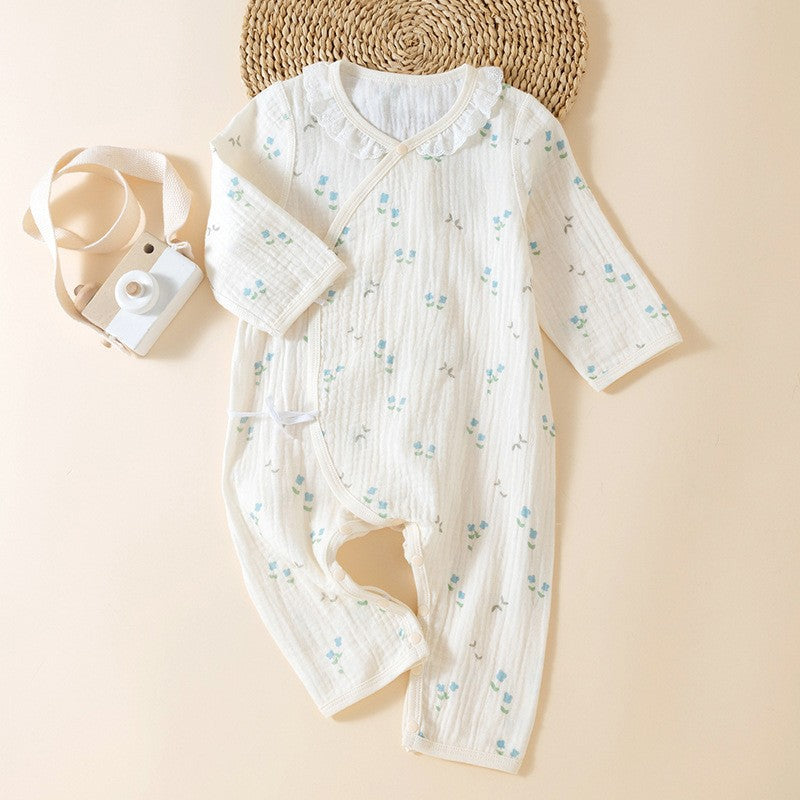 Class Antibacterial Born Cotton Gauze Jumpsuit Jumpsuit, Climbing Suit