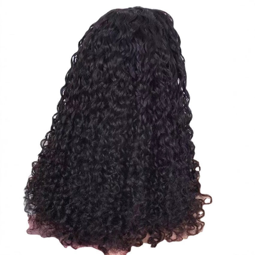 Women's Sheath Scarf Ice Silk Hair Band Curly Wig Long Curls