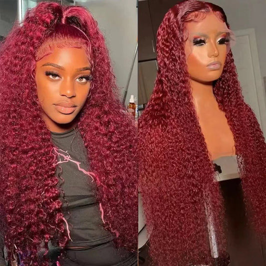 Creative Popular Front Lace Ms. Hair Wig Long Curls
