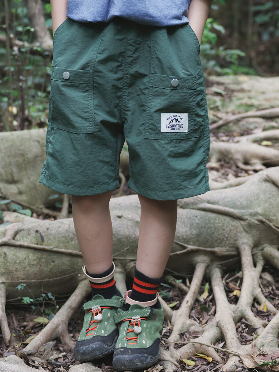 Children's Outdoor Shorts Summer Lightweight Breathable Versatile Children's Pants
