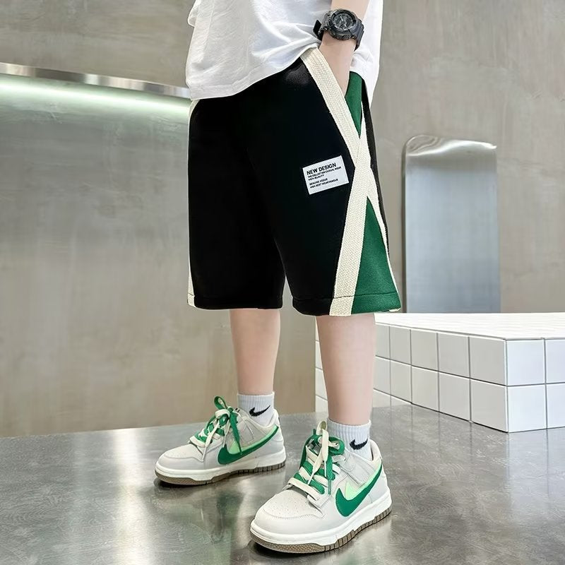 Children's Clothing Boy Summer Shorts Middle Medium Big Children's Pants