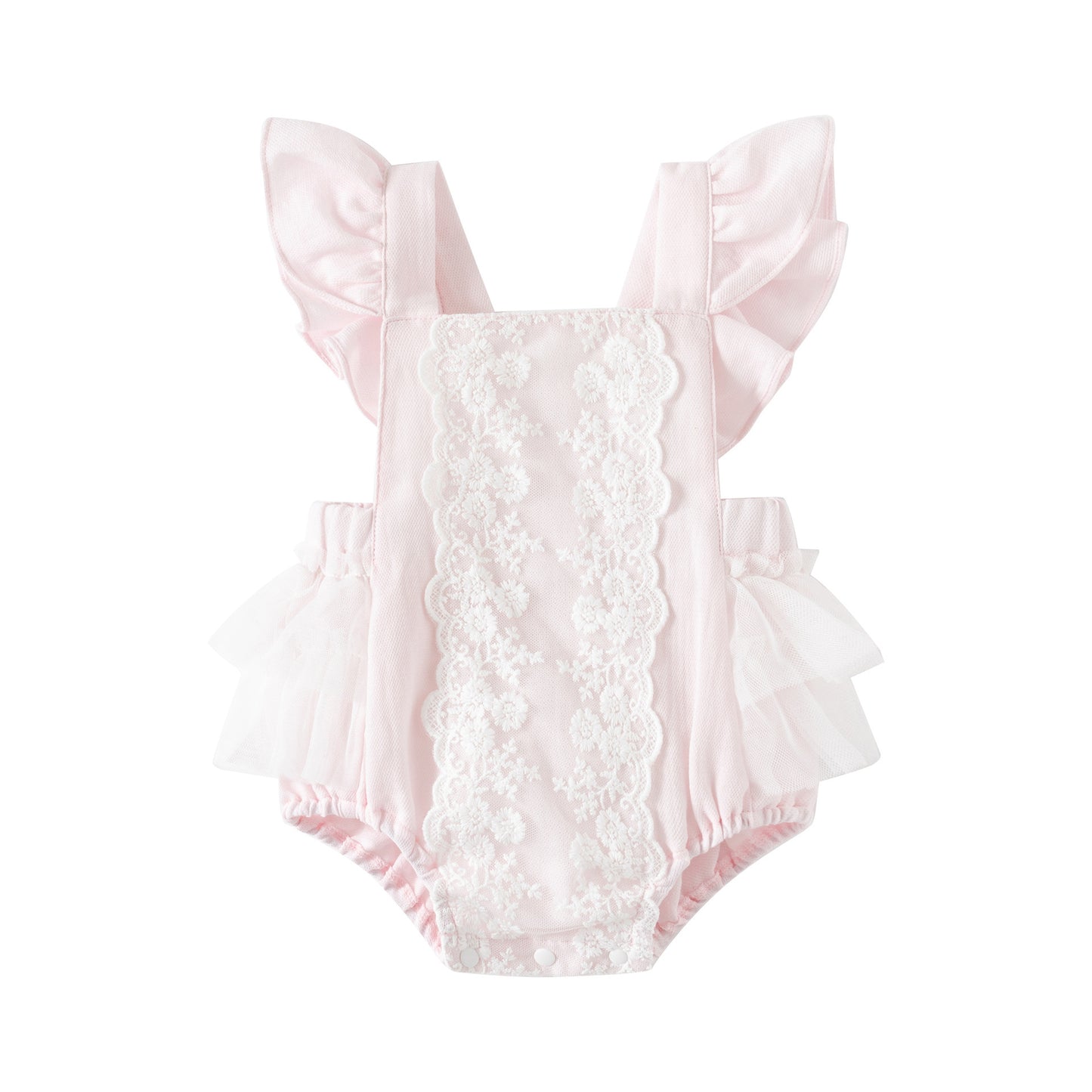 Children's Born Rompers Summer Clothing Backless Female Fashionable Romper Pure Jumpsuit, Climbing Suit