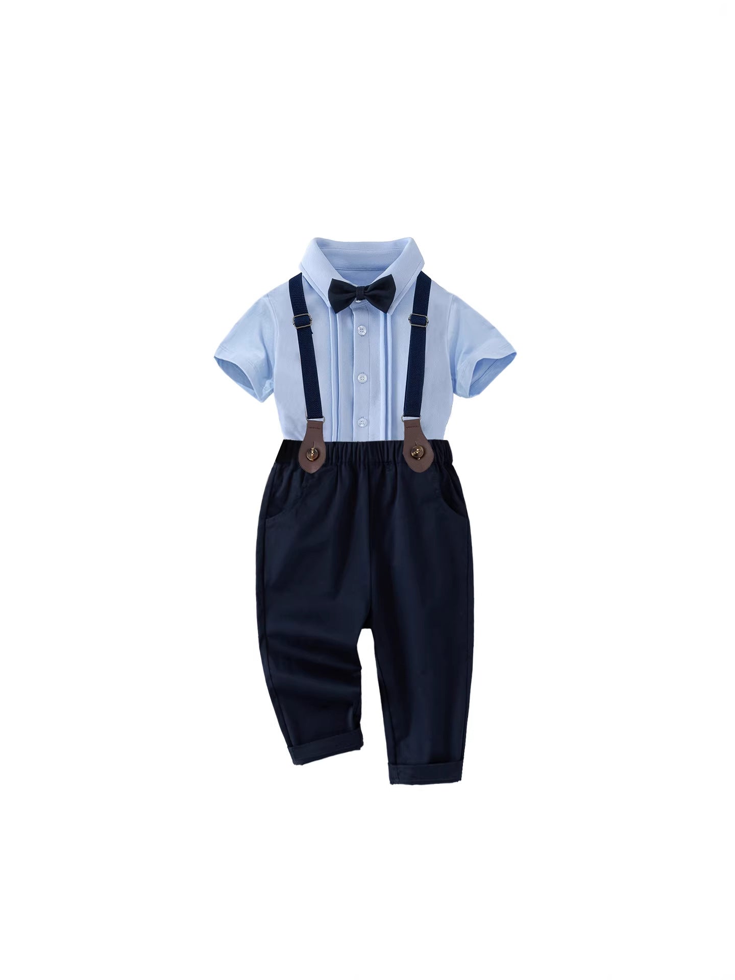 Children's Two-piece For Boys Clothes Birthday Dress Short Sleeve Shirt Children's Suit