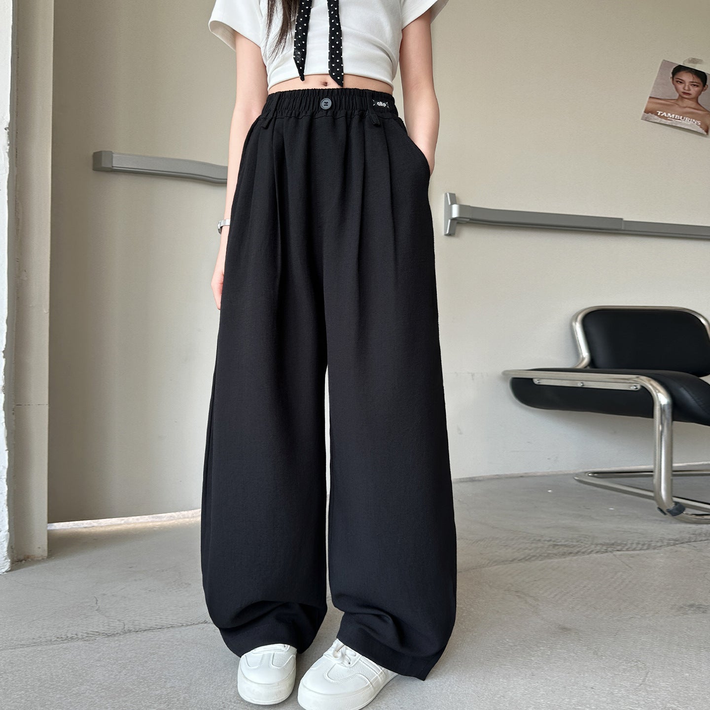 Summer Light Middle Big Loose Bloomers Leg Children's Pants