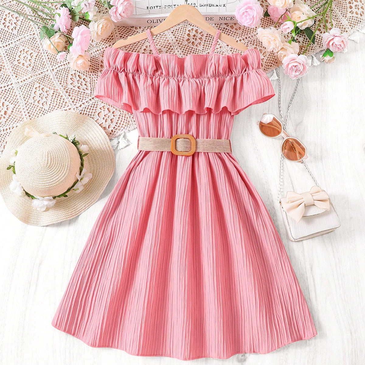 Women's & Children's Skirts Summer Suspender Skirt Western Style Children's Dress