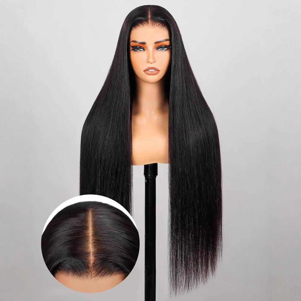 Charming New Fashion African Front Lace Long Straight Wig