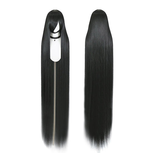 Five Corn Stigma Universal Curly Hair Bangs Optional Colorful Long Straight Wig