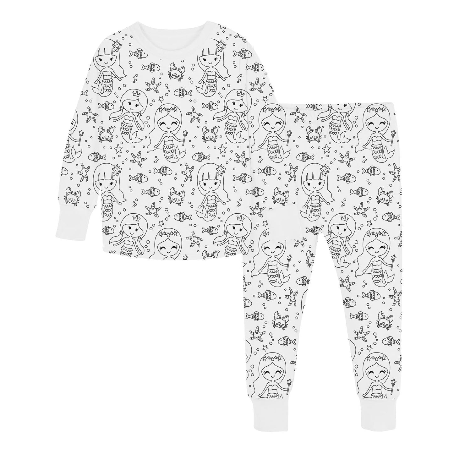 Classy Cool Children's Iti Pajamas Coloring Children's Suit