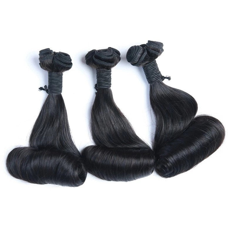 Unique Slouchy Beautiful Elegant Attractive Human Real Hair Wig
