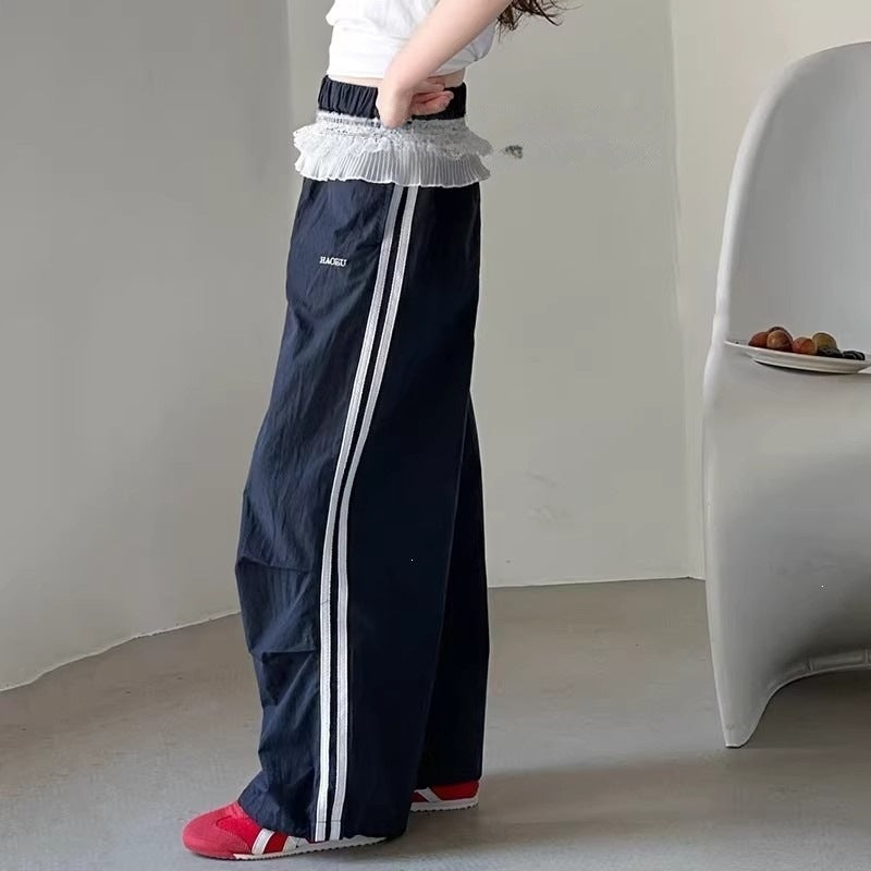 Children's Style Western Middle Big Thin Fashionable Children's Pants