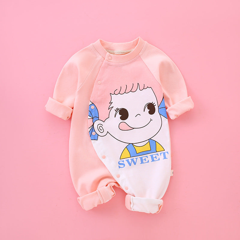 Women's & Men's For Babies Cotton Jumpsuits Born Cute Super Long Sleeve Going Jumpsuit, Climbing Suit